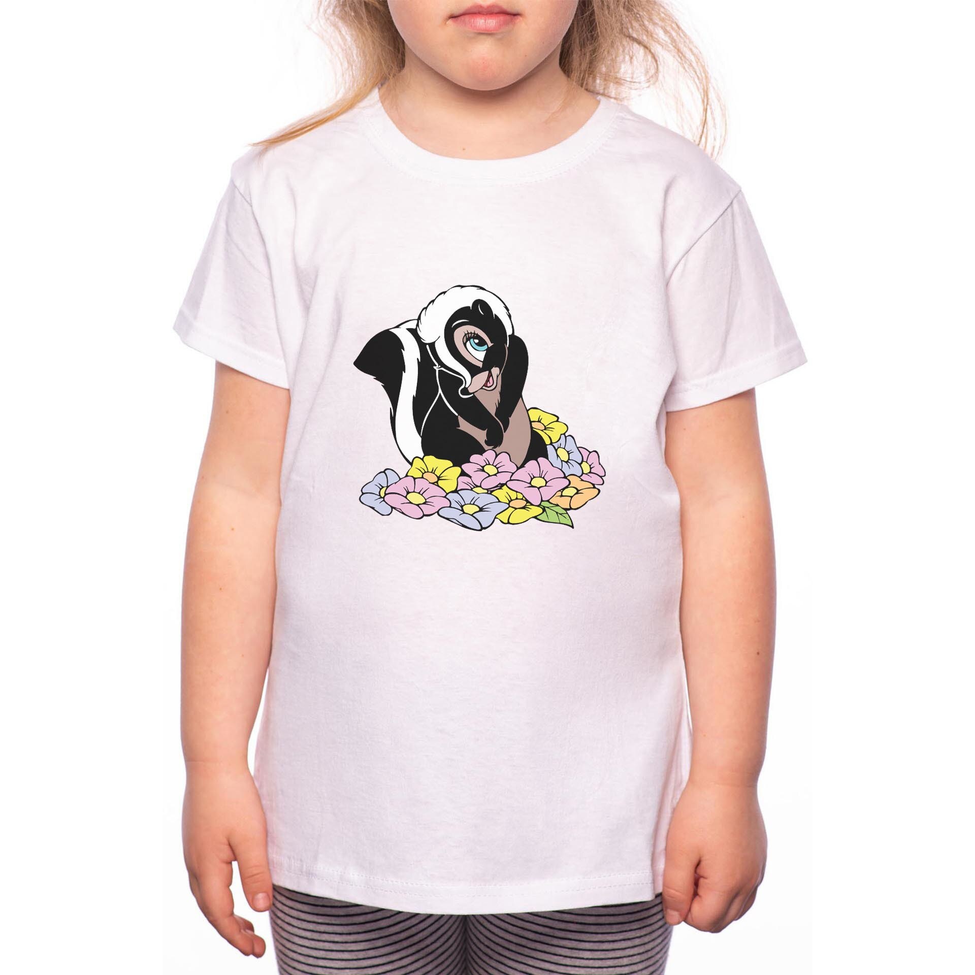Tricou Fetita, Badger Girl, 100% Bumbac, Alb, W30
