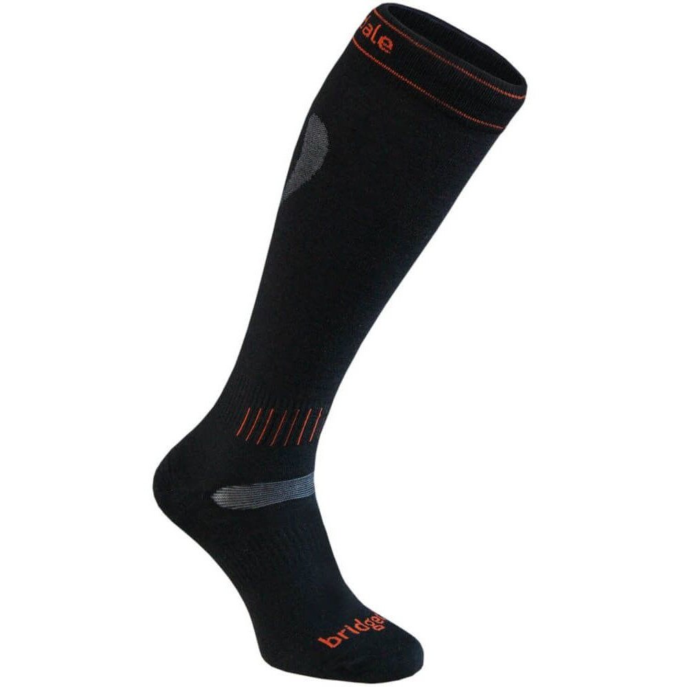 Sosete sport, Bridgedale Ski Ultra Fit Merino End, Negru, L