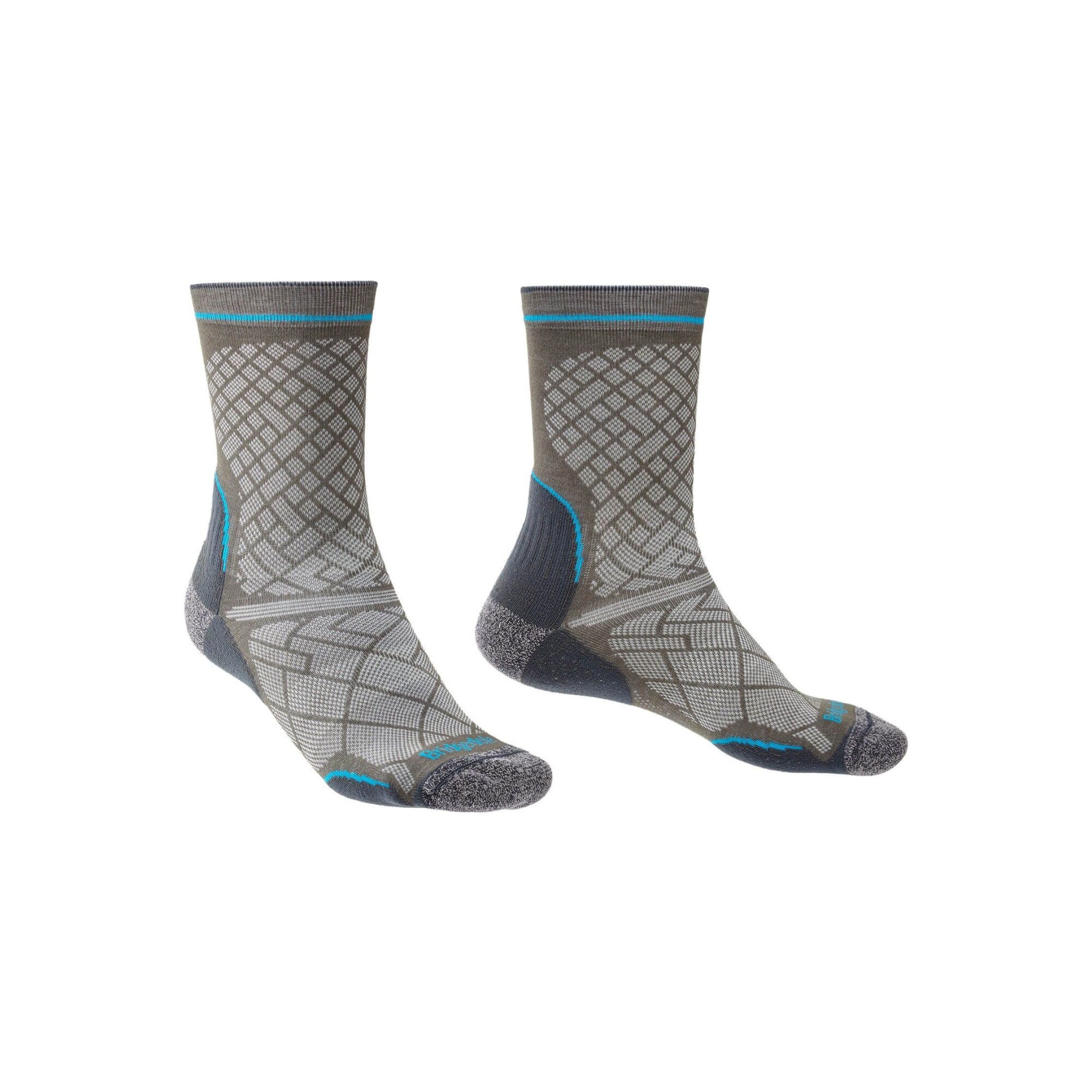 Sosete sport, Bridgedale Ultra Light T2 Coolmax Performance Boot, Gri, S
