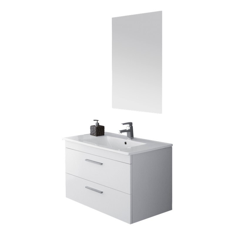 Mobilier de baie suspendat Stella 81cm