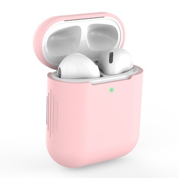 Husa protectoare pentru AirPods tpu roz Husa protectoare pentru AirPods tpu roz