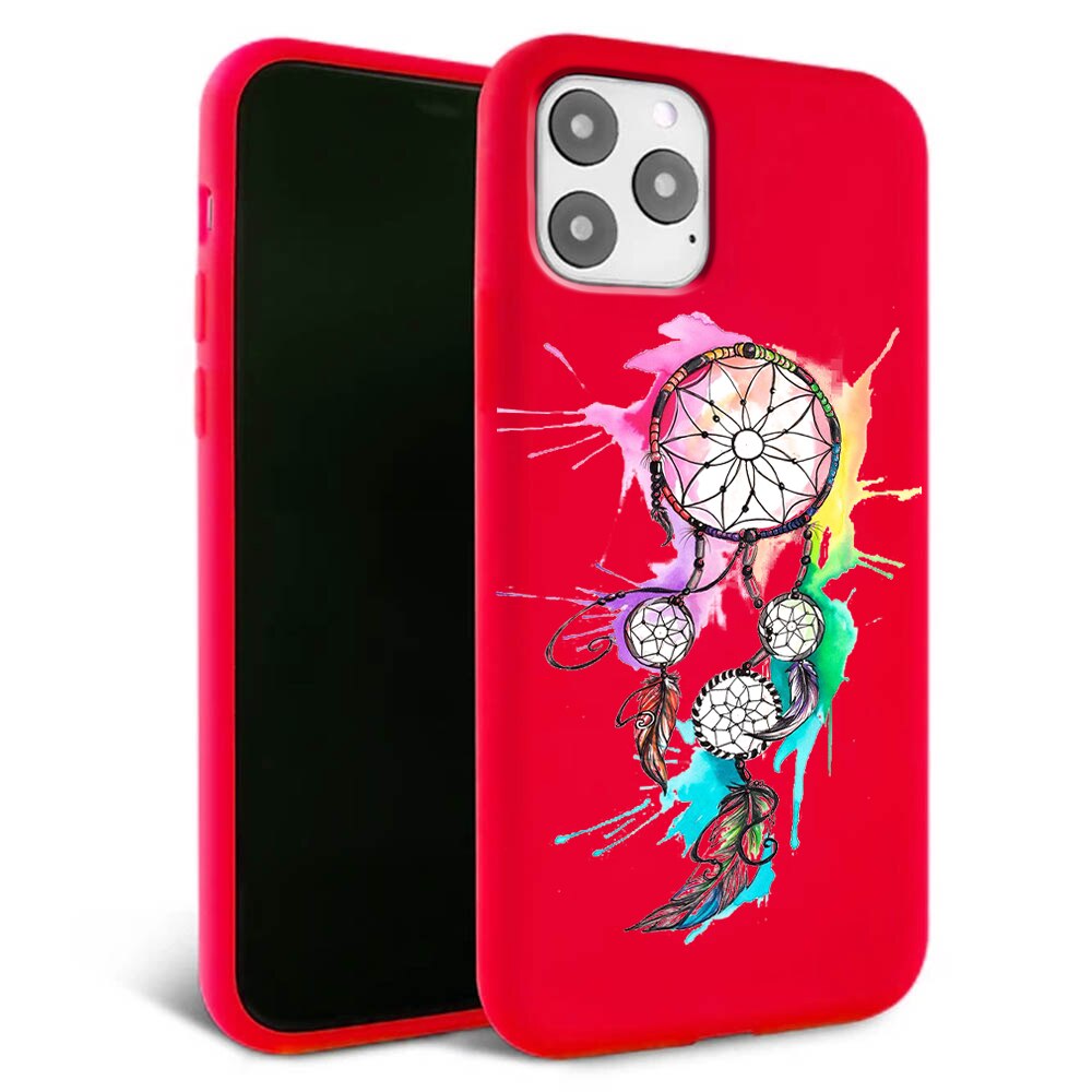 Husa pentru iPhone 11 ProMax - Silicon FlexiSoft - Dreamcacher Rosu