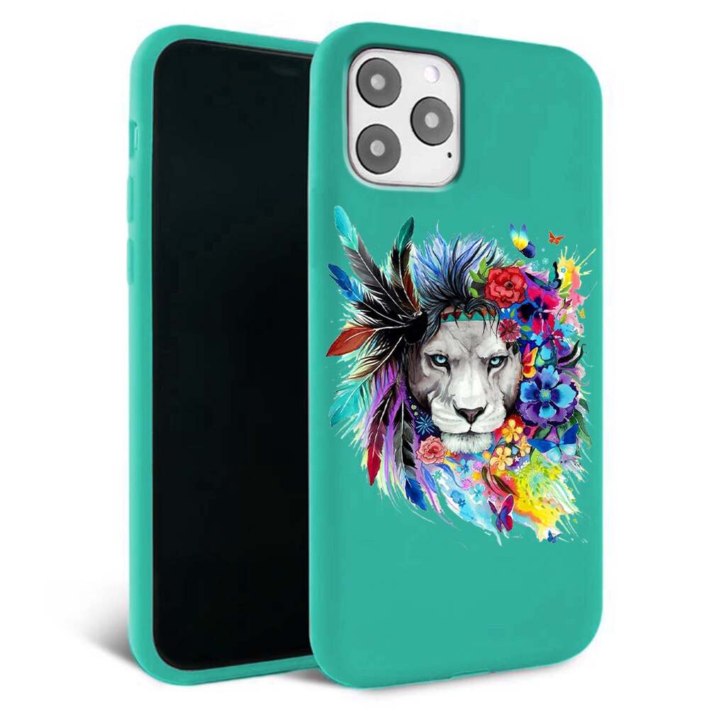Husa pentru iPhone 11 pro - Silicon Matte - Lion King
