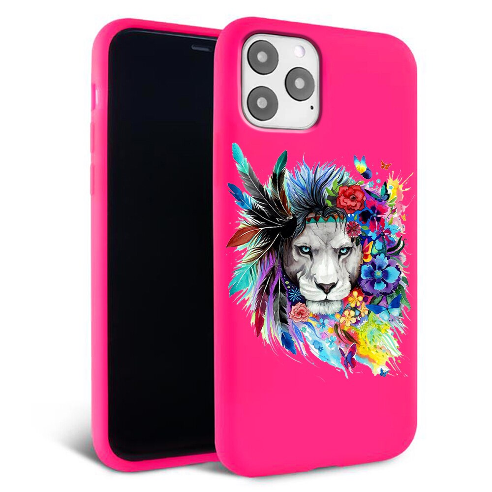 Husa pentru iPhone 11 pro - Silicon Matte - Lion King