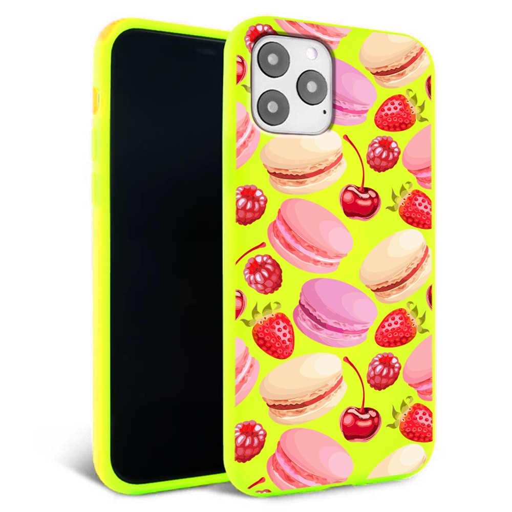 Husa pentru iPhone 11 ProMax - Silicon FlexiSoft - Macarons Galben