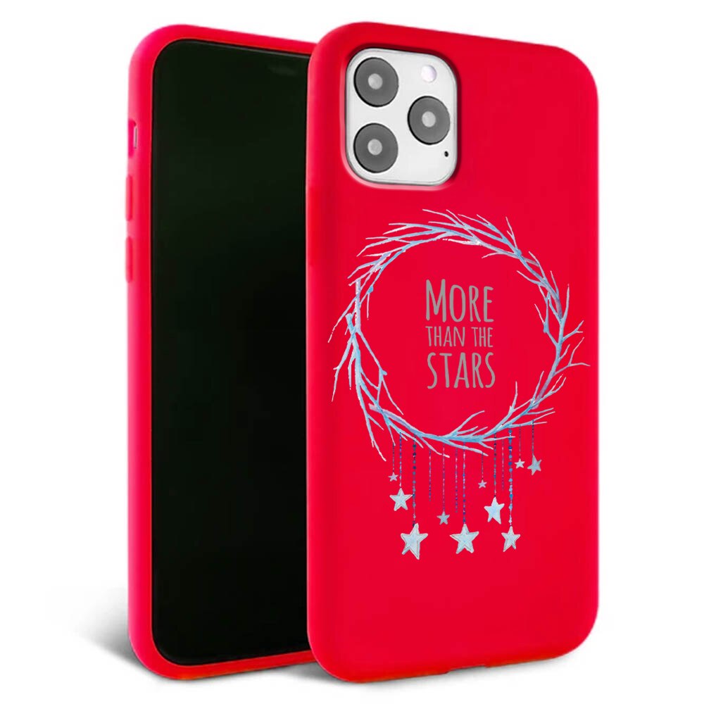 Husa pentru iPhone 11 ProMax - Silicon FlexiSoft - More than the stars Rosu