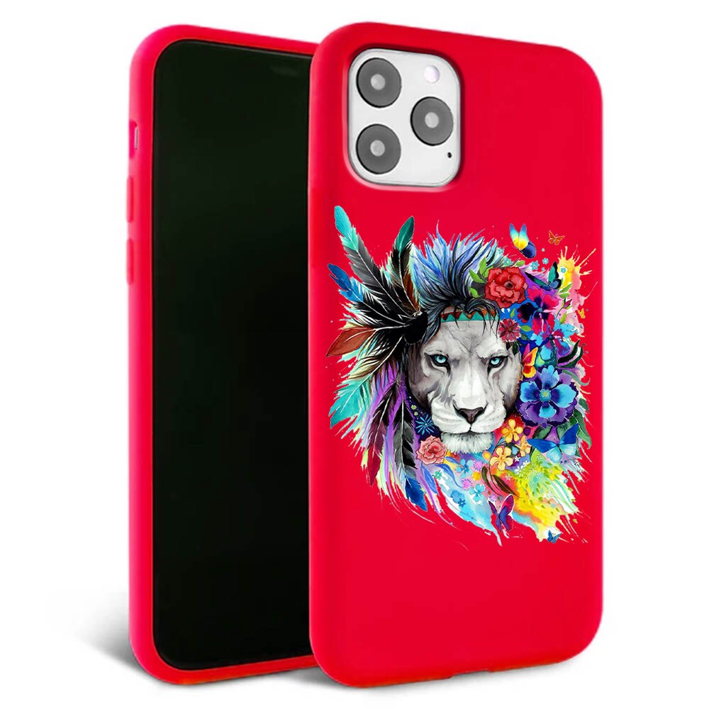 Husa pentru iPhone 11 pro - Silicon Matte - Lion King
