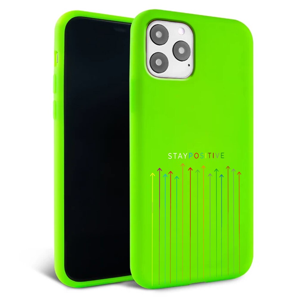 Husa pentru iPhone 11 pro - Silicon Matte - Stay Positive