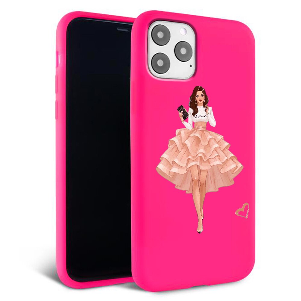 Husa pentru iPhone 11 ProMax - Silicon FlexiSoft - Style Roz