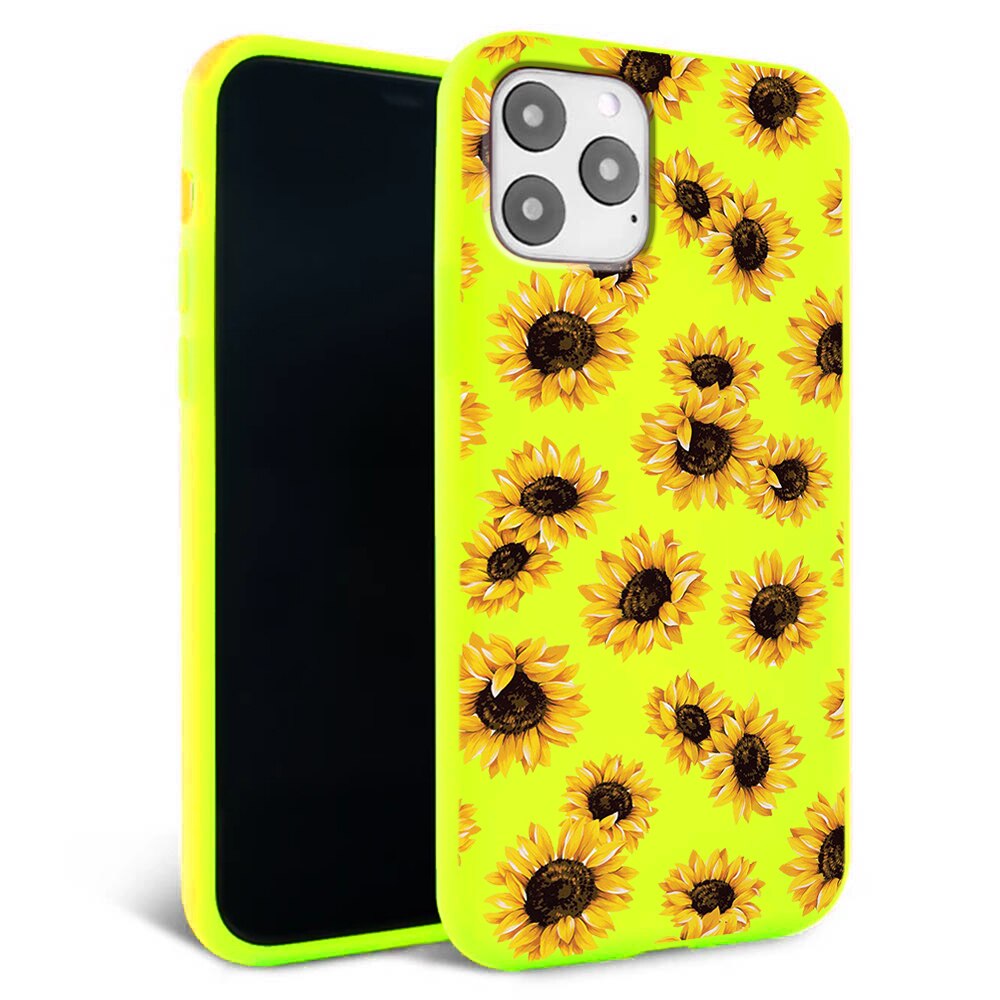 Husa pentru iPhone 11 pro - Silicon Matte - Sunflowers