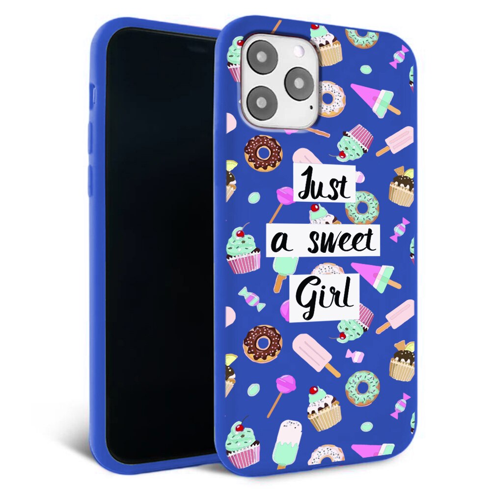 Husa pentru iPhone 11 pro - Silicon Matte - Sweet girl