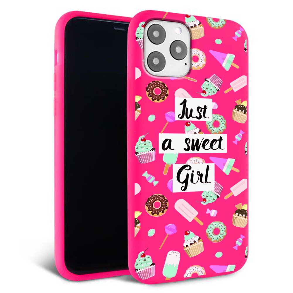 Husa pentru iPhone 11 pro - Silicon Matte - Sweet girl