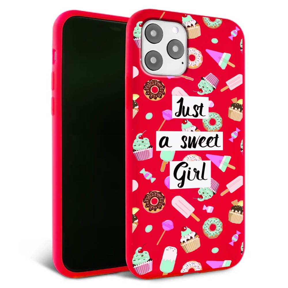 Husa pentru iPhone 11 pro - Silicon Matte - Sweet girl