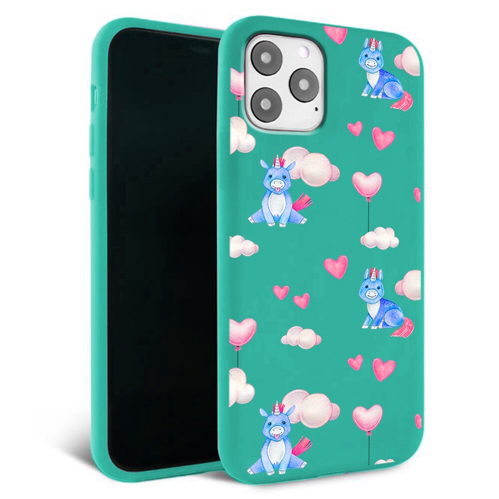Husa pentru iPhone 11 pro - Silicon Matte - Unicorn
