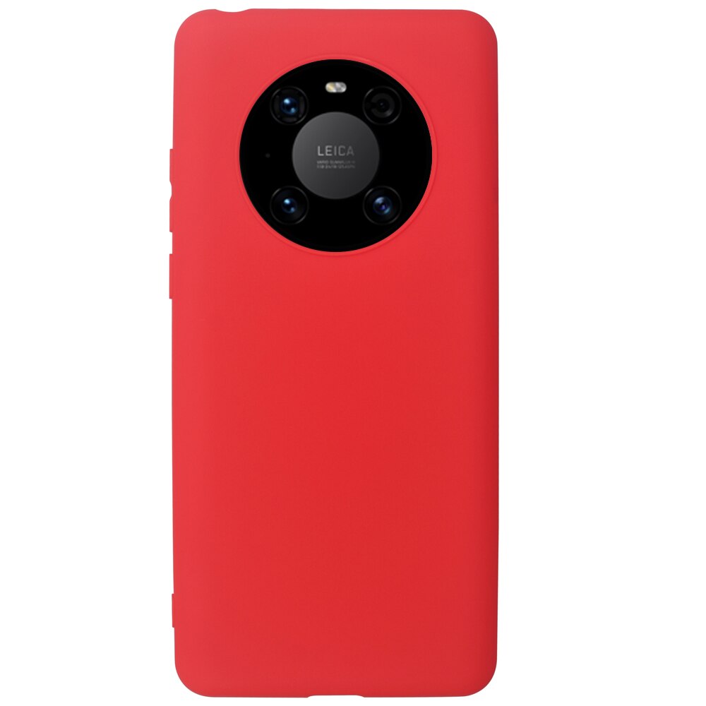 Husa Just Must Silicon Candy compatibila cu Huawei Mate 40 Pro, Red