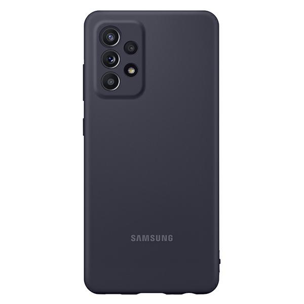 Husa pentru Samsung Galaxy A52 5G A525 Silicone Cover black originala