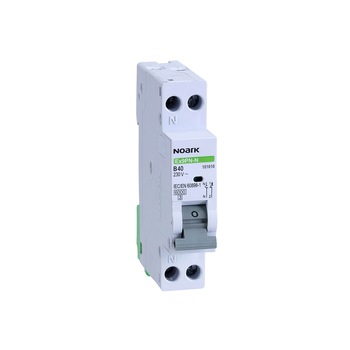 Siguranta automata 1P+N 16A Curba de declansare B, Noark, Ex9PN-S B16 Siguranta automata 1P+N 16A Curba de declansare B, Noark, Ex9PN-S B16