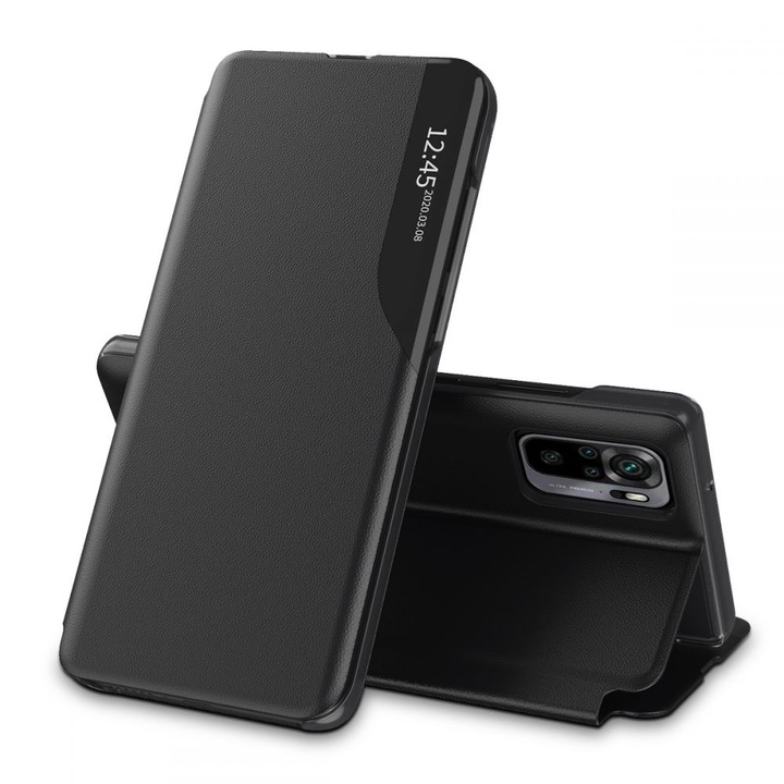 TECH-PROTECT Smartview tok Xiaomi Redmi Note 10/10s-hez, fekete