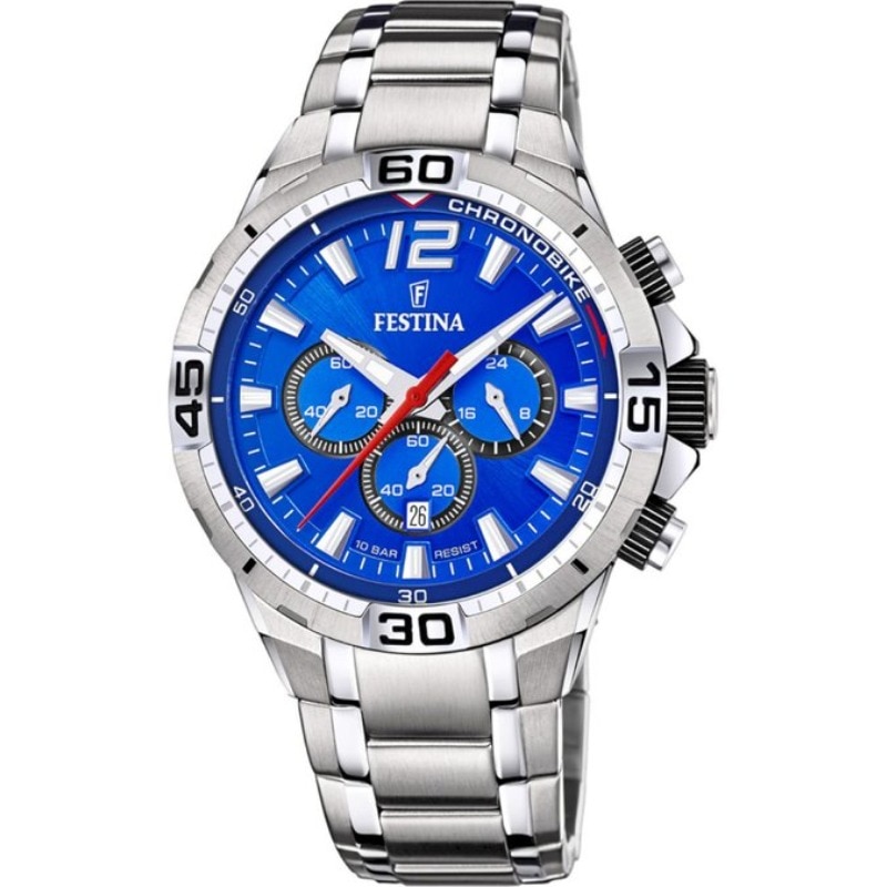 Ceas barbatesc Festina F20522/2, Analog, Otel inoxidabil, 10 ATM, Multicolor