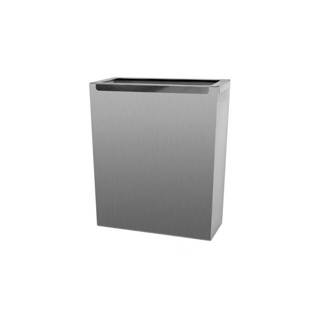 Cos de gunoi, BISK, 35 l, inox, satin