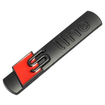 Emblema metalica S line pentru AUDI, NEGRU MAT Emblema metalica S line pentru AUDI, NEGRU MAT