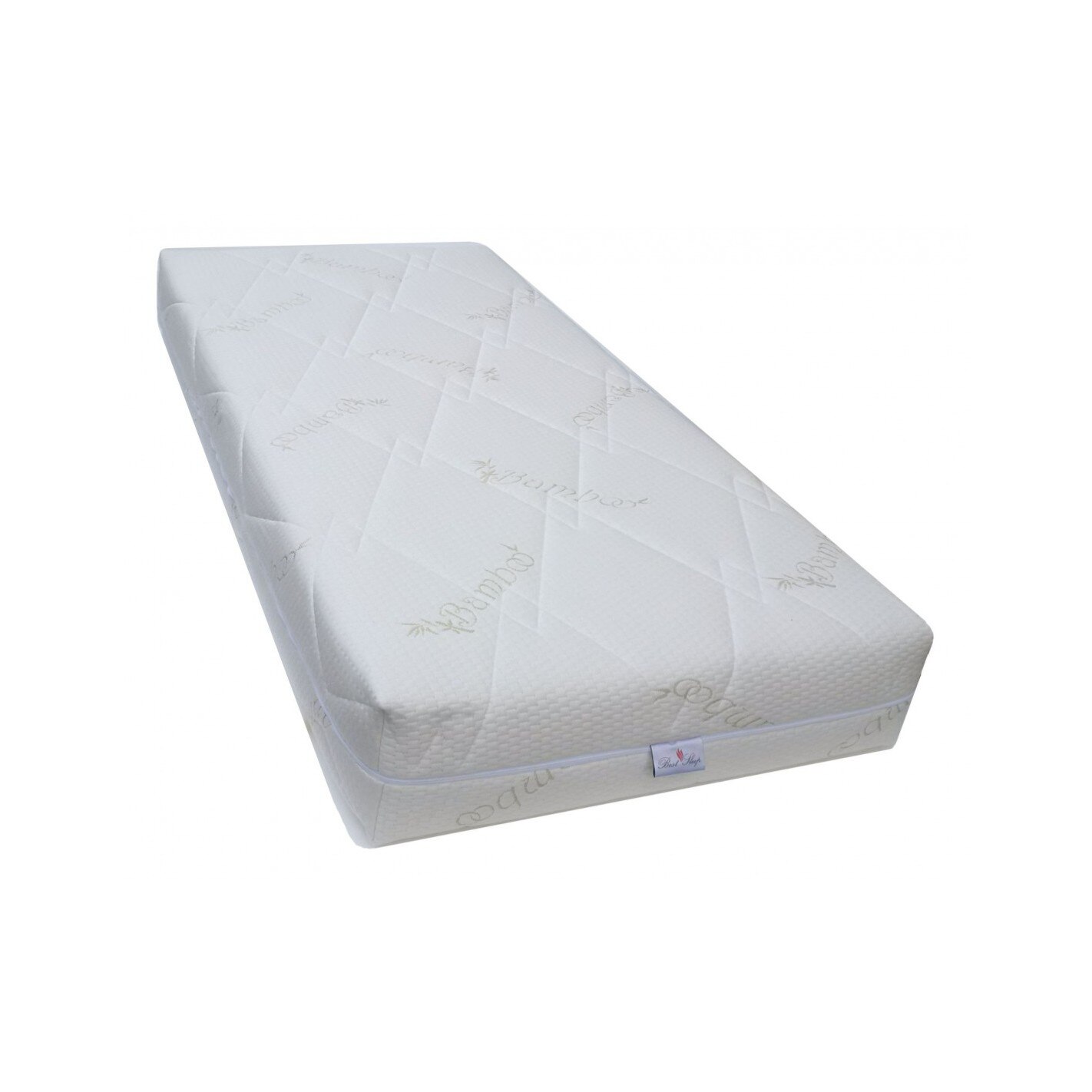 Saltea Ortopedica, BestSleep, Waves 21+4 Memory Bambus, 70x190x25 cm, spuma poliuretanica cu memorie, hipoalegenic, reversibila,husa detasabila,fermitate medie