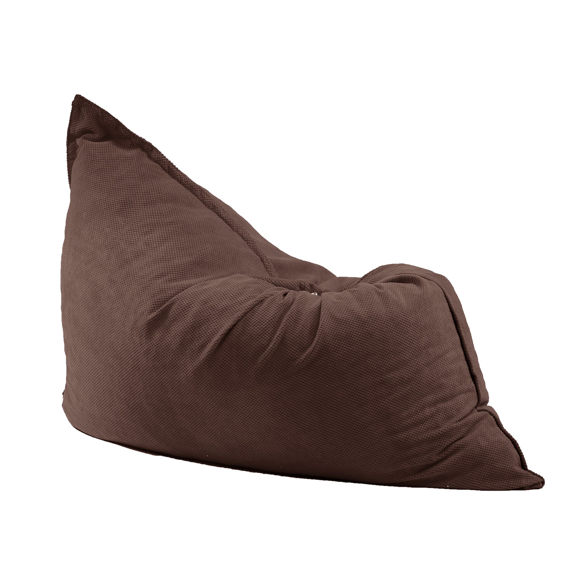 Fotoliu tip Perna Magic Pillow XXL, Brown Muffin Gama Plush Honey umplut cu fulgi de burete memory mix