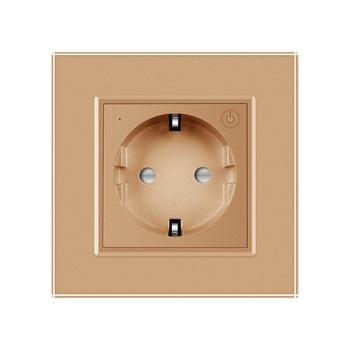 Priza inteligenta pentru perete Livolo ZigBee, Auriu, 16V, Wi-Fi, Compatibil cu Alexa si Google Home Priza inteligenta pentru perete Livolo ZigBee, Auriu, 16V, Wi-Fi, Compatibil cu Alexa si Google Home