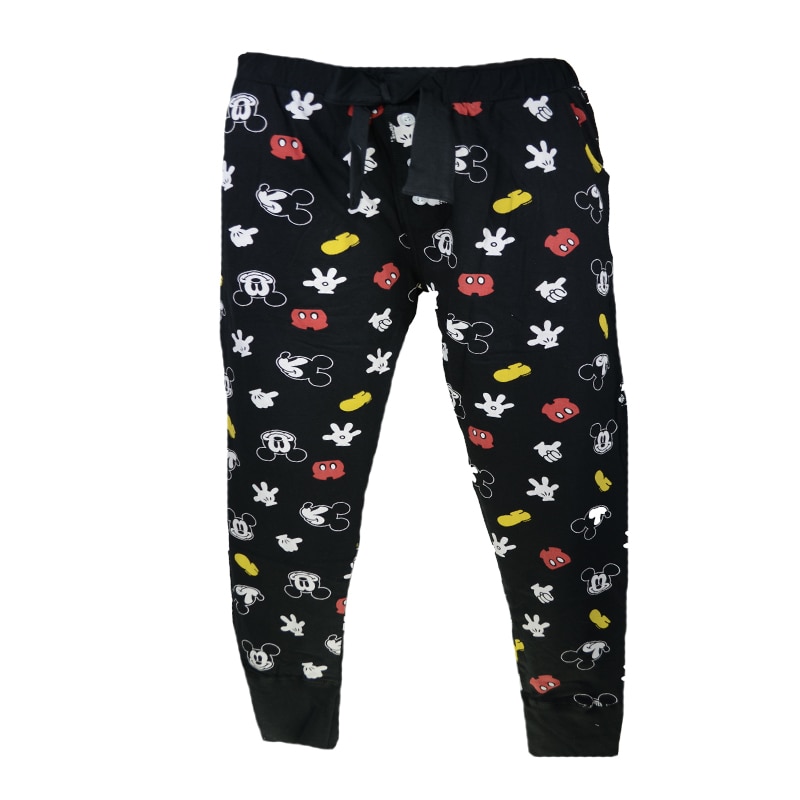 Pantaloni sport pentru fete E Plus Disney Mickey Mouse 002162, Negru, Negru