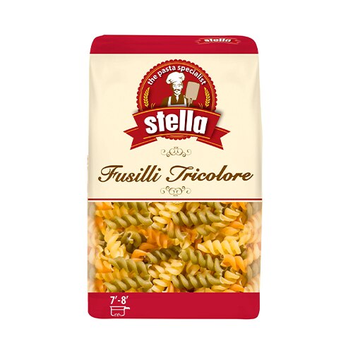Paste Stella Melissa-Fusilli Tricolore 500 g
