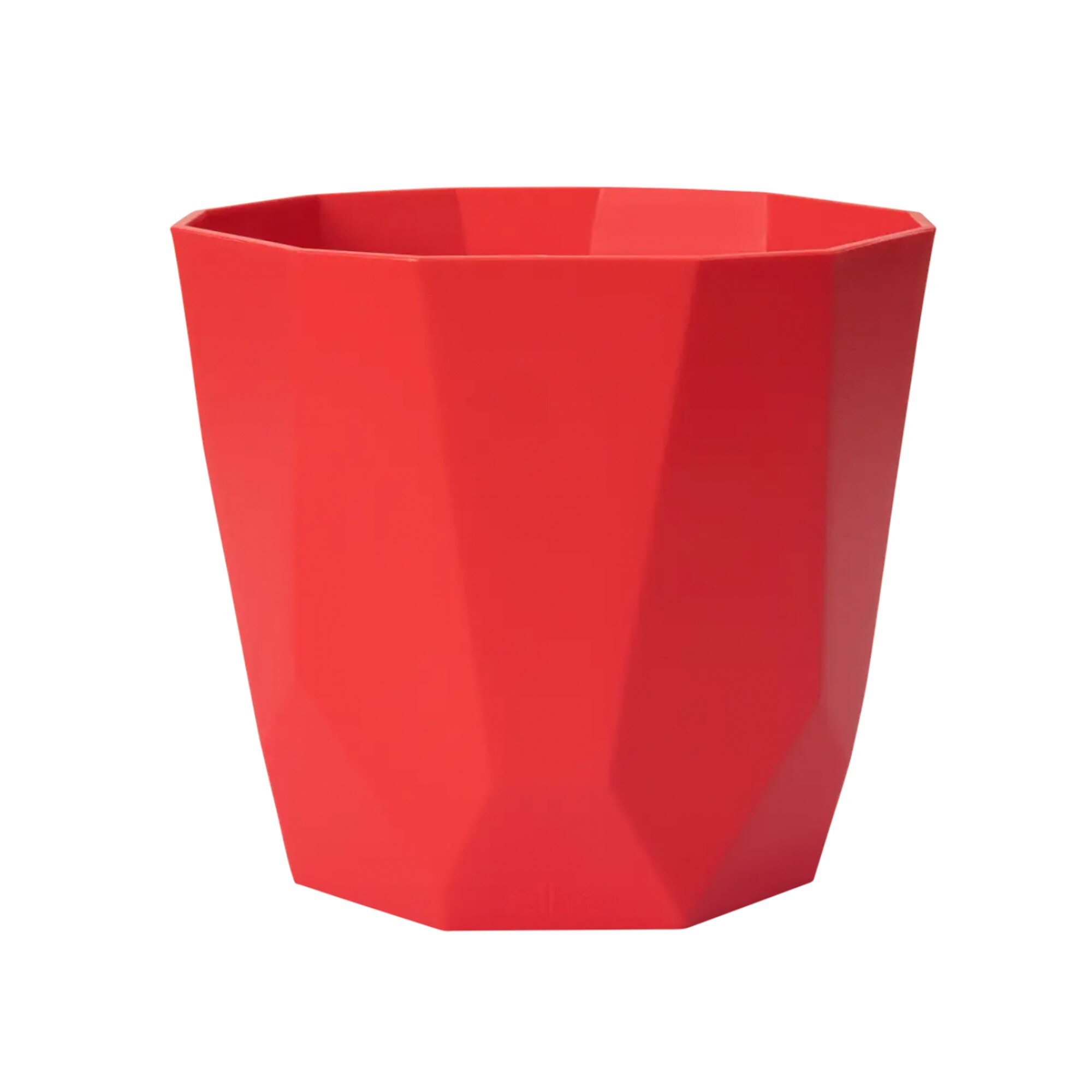 Masca de ghiveci B.for Rock, diametru 18cm, culoarea rosu