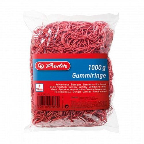 Inele elastic bani, Herlitz, 70mm, 1 kg