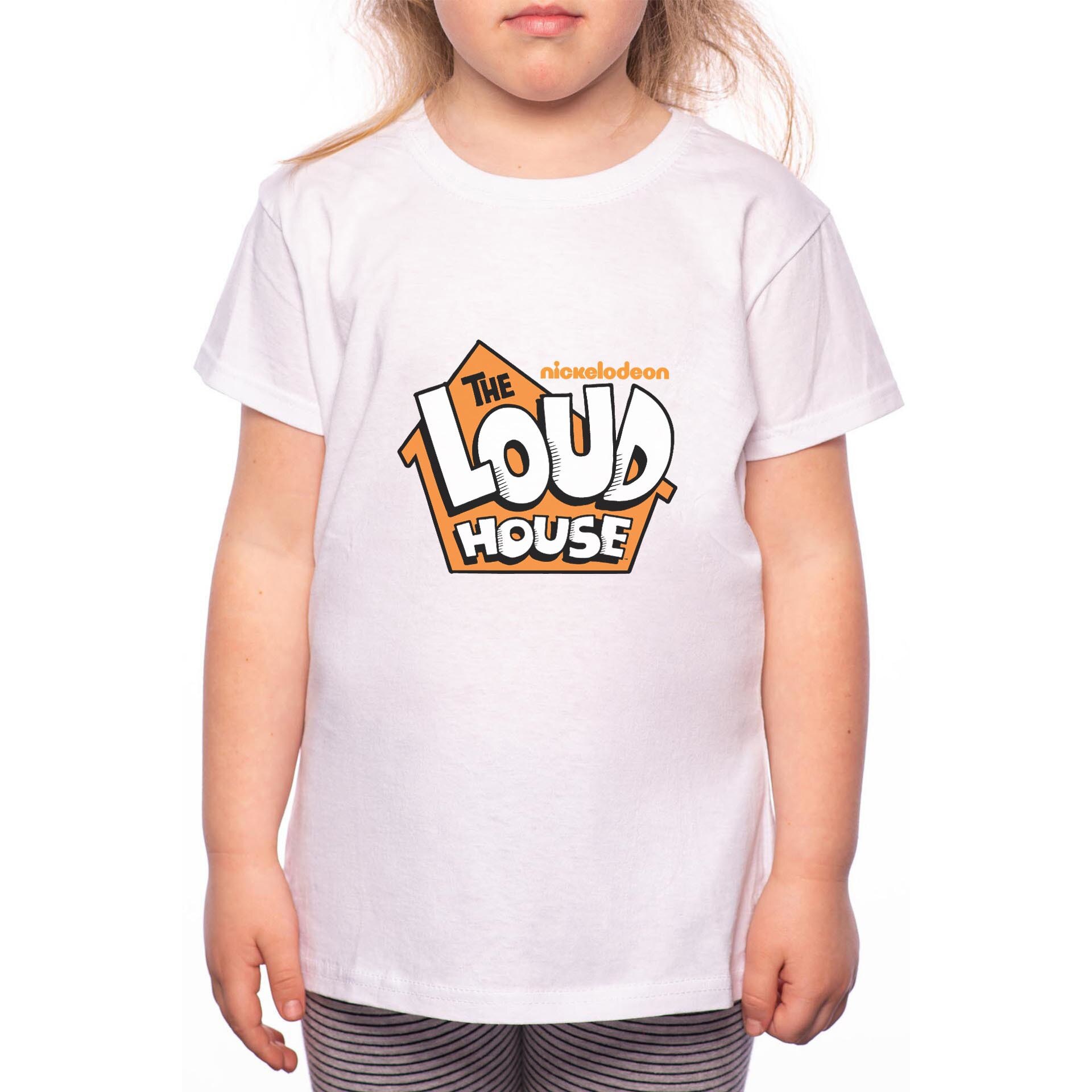 Tricou Fetita, The Loud House, 100% Bumbac, Alb, W59