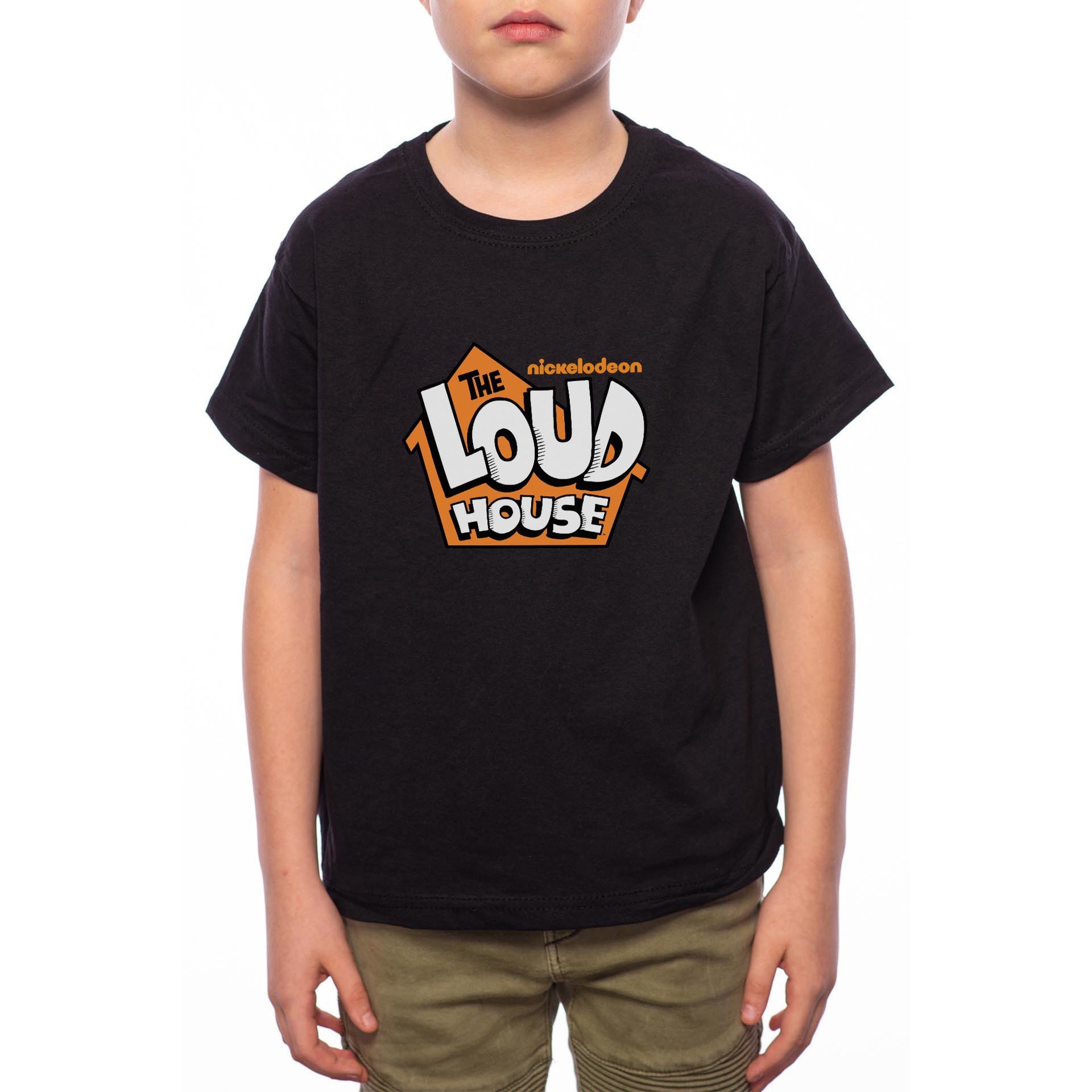 Tricou Baiat, The Loud House, 100% Bumbac, Negru, B59
