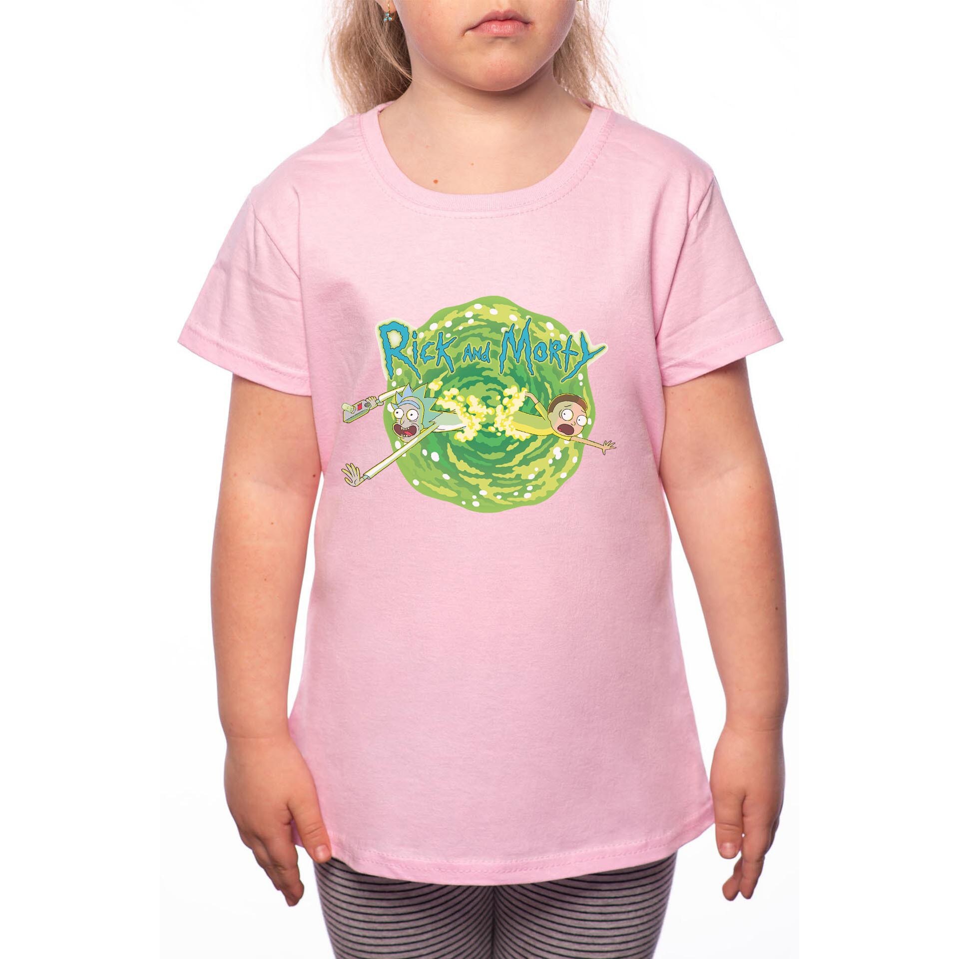 Tricou Fetita, Rick And Morty, 100% Bumbac, Roz, P63