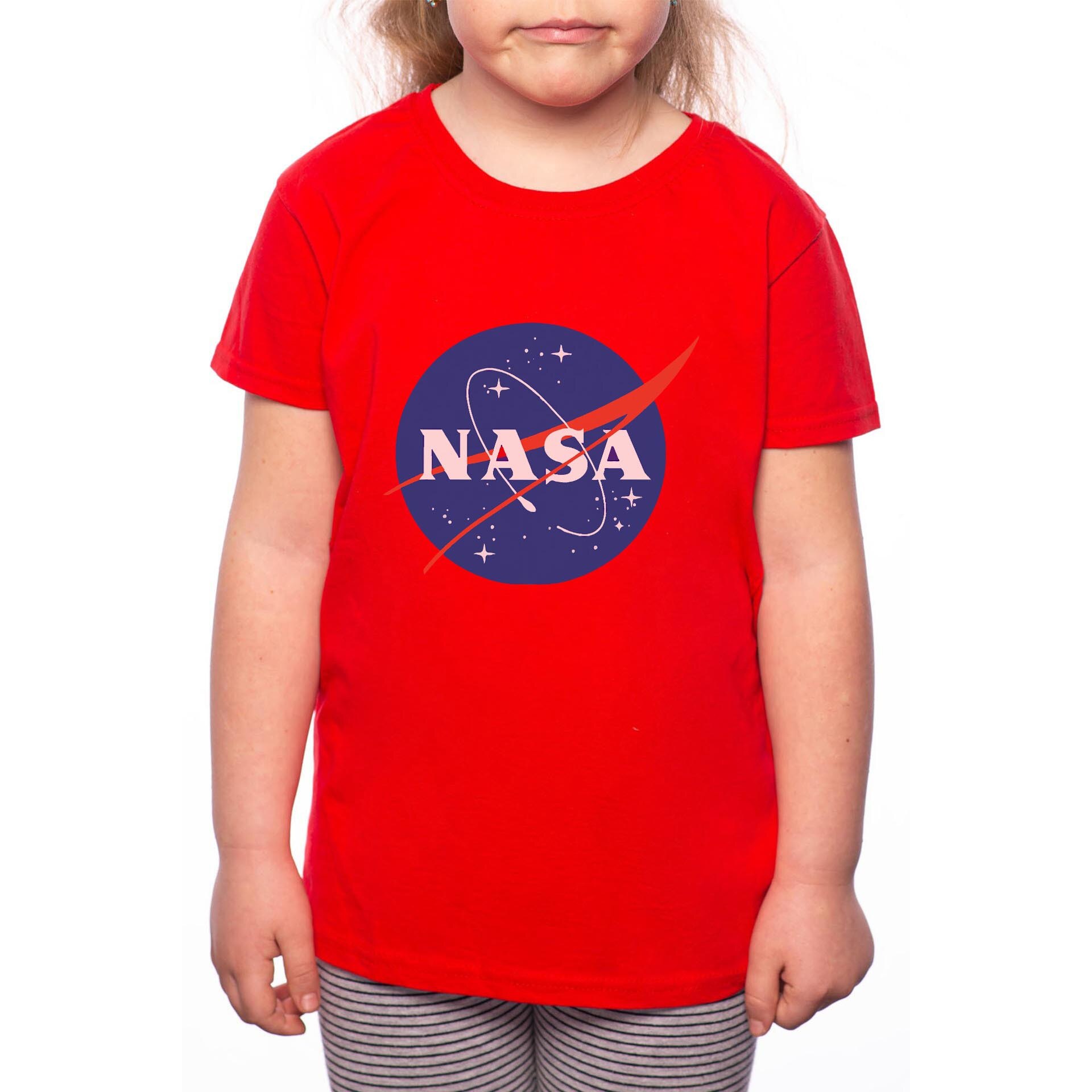 Tricou Fetita, Nasa, 100% Bumbac, Rosu, R70