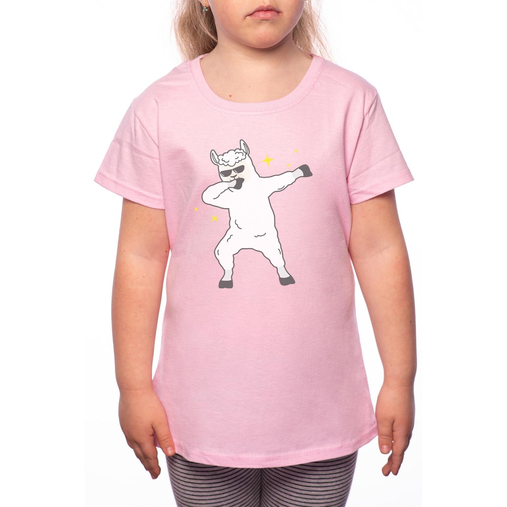 Tricou Fetita, Lamb, 100% Bumbac, Roz, P73