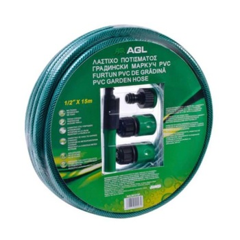 Furtun de gradina si accesorii, rola 15 m, 1/2, PVC Furtun de gradina si accesorii, rola 15 m, 1/2, PVC