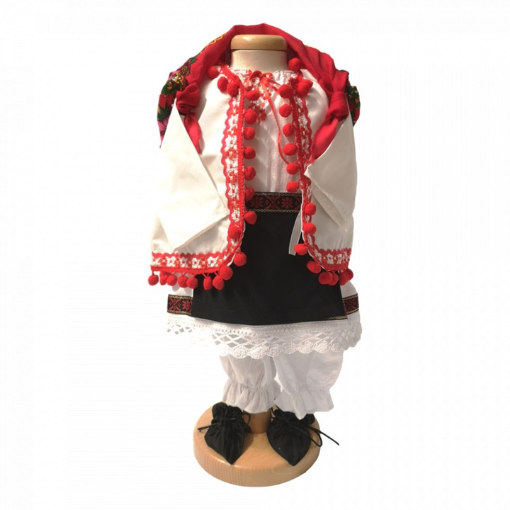 Costum traditional botez, fetita, 0 - 3 luni, Denikos® 691