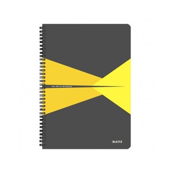 Caiet Leitz Office cu spira, coperta PP, A4, matematica Caiet Leitz Office cu spira, coperta PP, A4, matematica