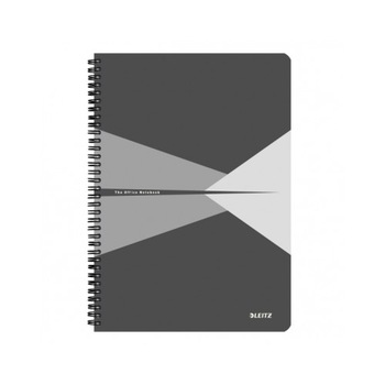 Caiet Leitz Office cu spira, coperta carton, A4, matematica Caiet Leitz Office cu spira, coperta carton, A4, matematica