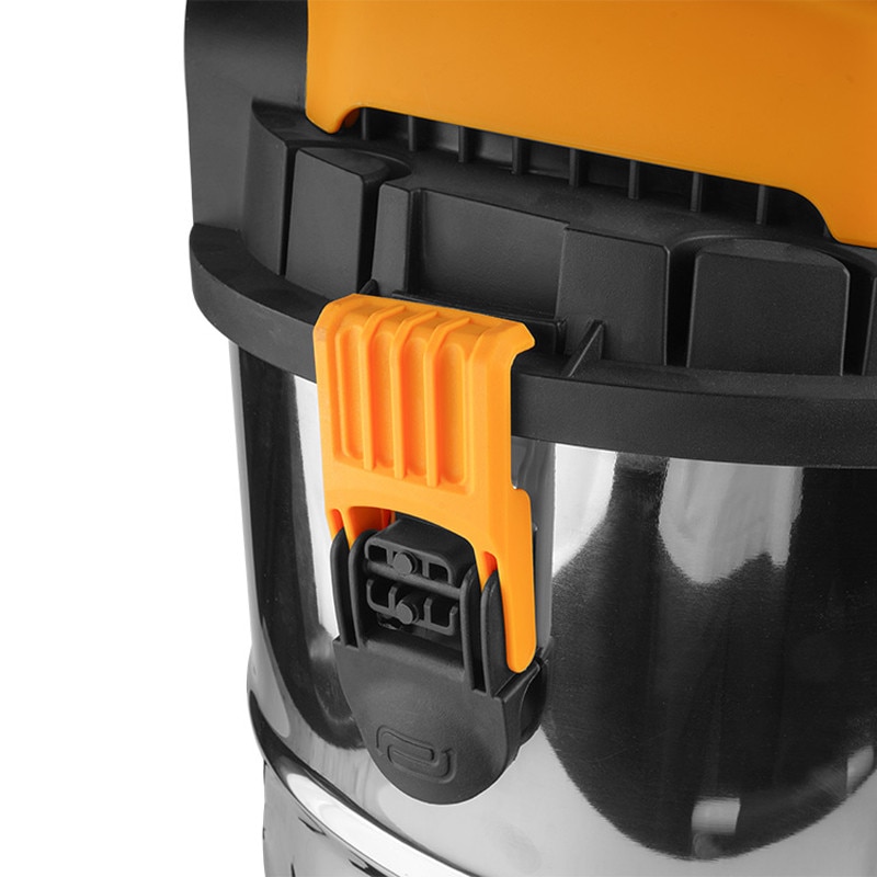 Aspirator industrial TOLSEN 1200W, 30L, FX Force Xpress, Umed si uscat, Motor cupru, Rezervor inox, Debit 1.9 m³/min, Presiune 17KPa, Filtru HEPA, Accesorii incluse, Furtun 1.5m, Cablu 2.3m, CE