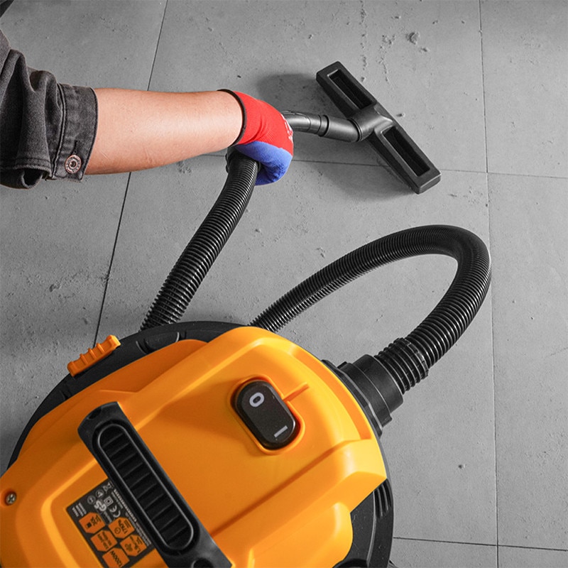 Aspirator industrial TOLSEN 1200W, 30L, FX Force Xpress, Umed si uscat, Motor cupru, Rezervor inox, Debit 1.9 m³/min, Presiune 17KPa, Filtru HEPA, Accesorii incluse, Furtun 1.5m, Cablu 2.3m, CE