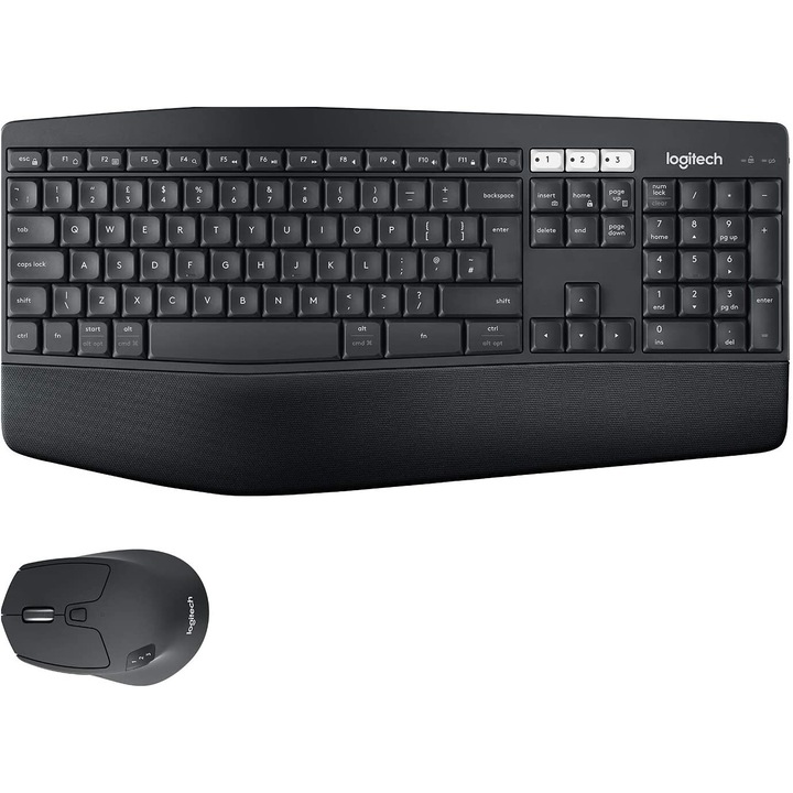 Комплект Безжични Клавиатура + Мишка Logitech Performance MK850, Black