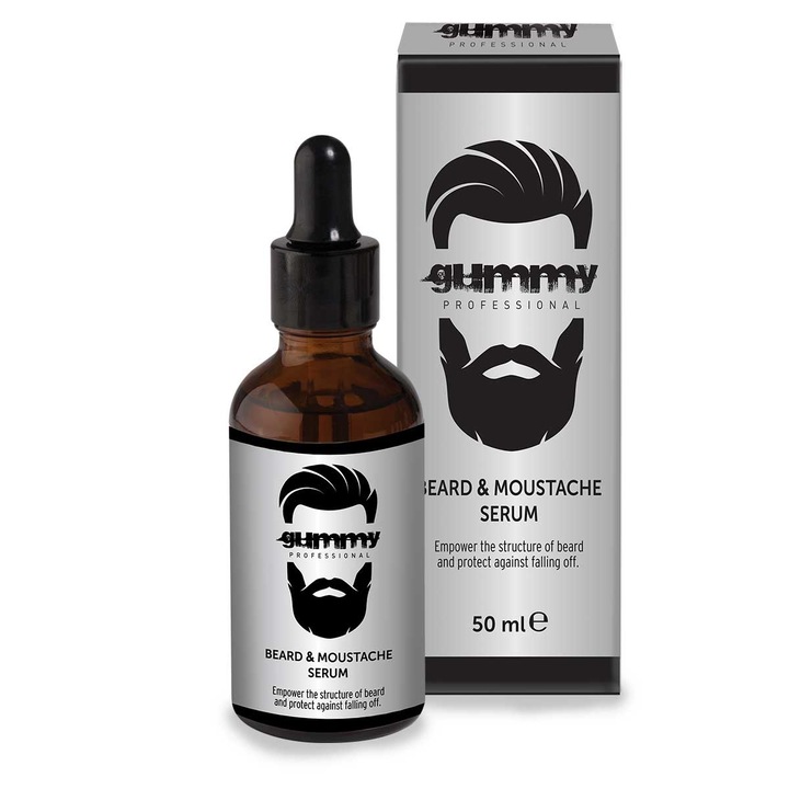 Serum pentru barba si mustata, Gummy Professional, 50 ml
