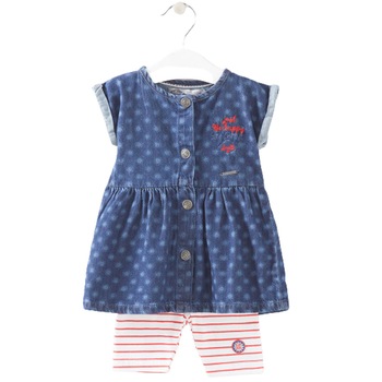 Set rochita denim + colanti, Lee Cooper, Albastru, 62-68 CM Set rochita denim + colanti, Lee Cooper, Albastru, 62-68 CM