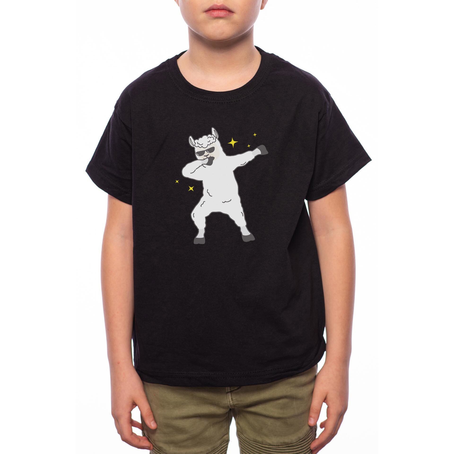 Tricou Baiat, Lamb, 100% Bumbac, Negru, B73