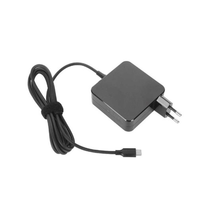 Digital One SP00196 töltő, Macbook, Lenovo stb., Laptop adapter, C típusú, 65 W, Közvetlenül konnektorba, fali típus
