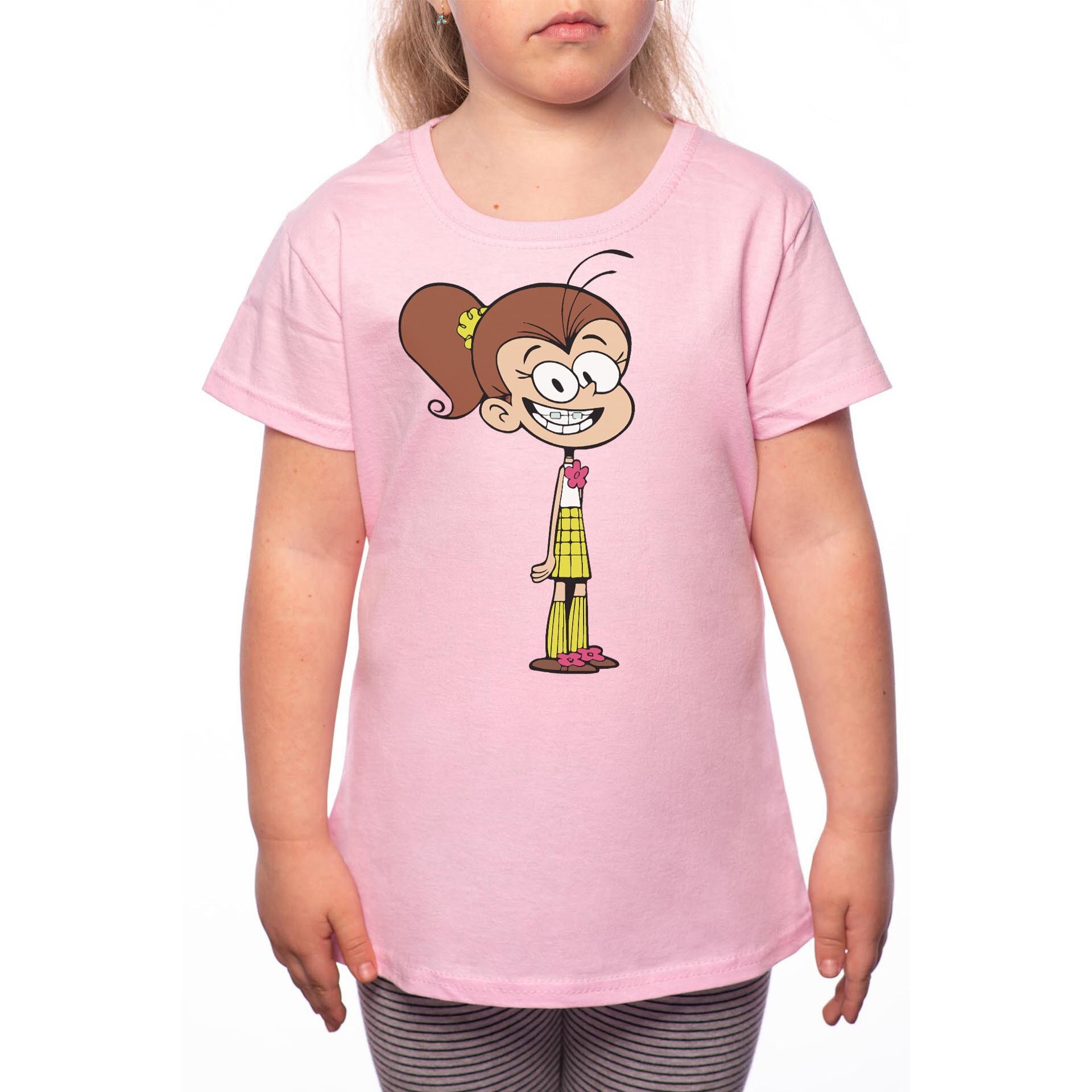 Tricou Fetita, The Loud House - Luan, 100% Bumbac, Roz, P60