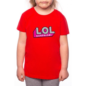 Tricou Fetita, LOL Surprise, 100% Bumbac, Rosu, R51 Tricou Fetita, LOL Surprise, 100% Bumbac, Rosu, R51